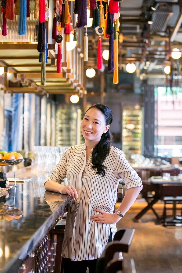 Image of chef Judy Joo  in her restaurant