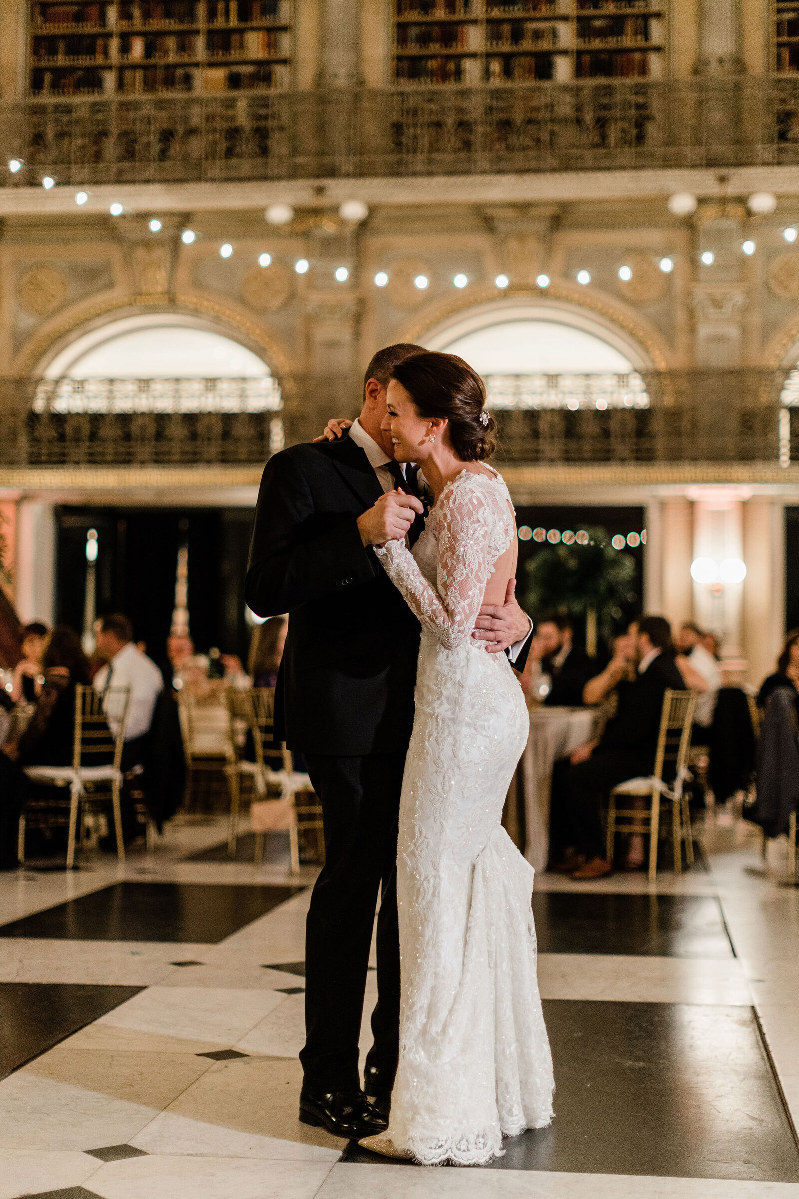 Father Daughter Dance | The Peabody Library Baltimore MD | The Axtells Photo and Film