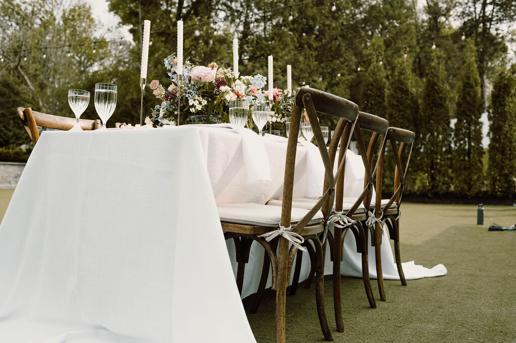 Elegant garden wedding tablescape inspiration