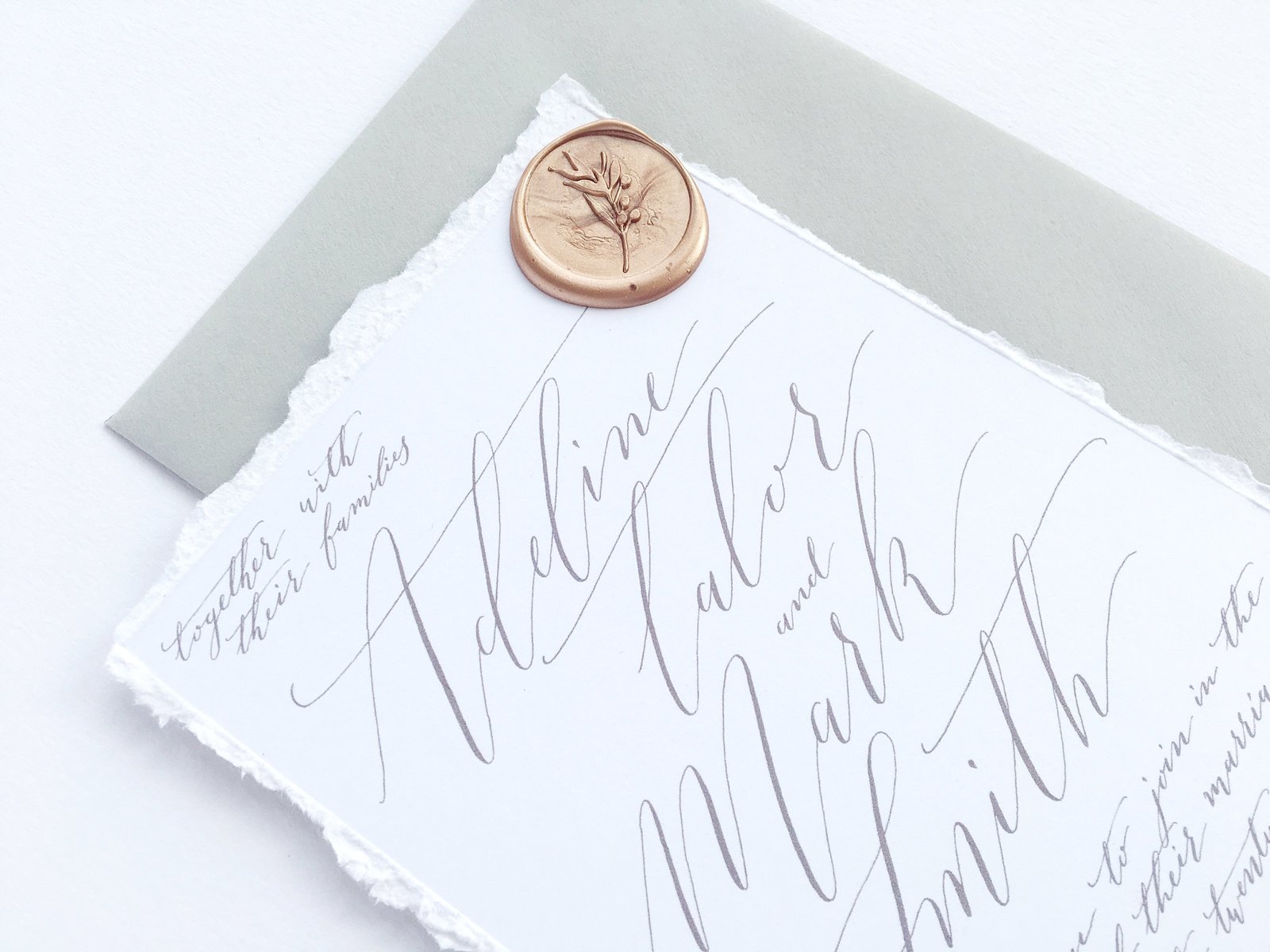 Custom Invitations | Jenni Liandu Calligraphy