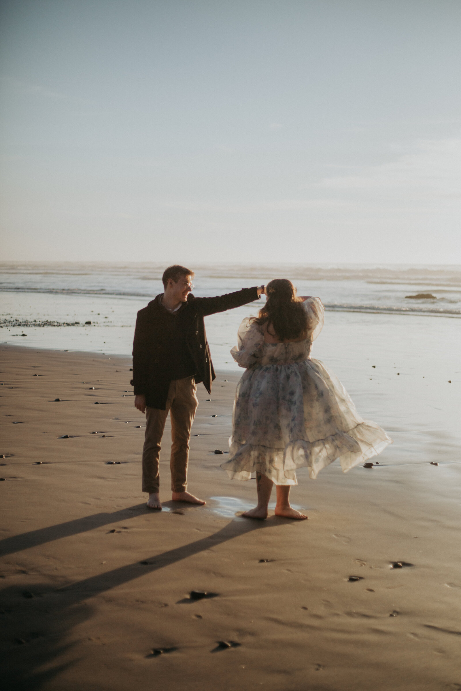 Whimsical Oregon Coast Engagement Shoot-32
