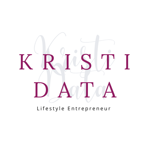 The Agency crafted this logo to embody the sophistication and dynamism of lifestyle entrepreneur Kristi Data, with a flourish that speaks to her unique brand.