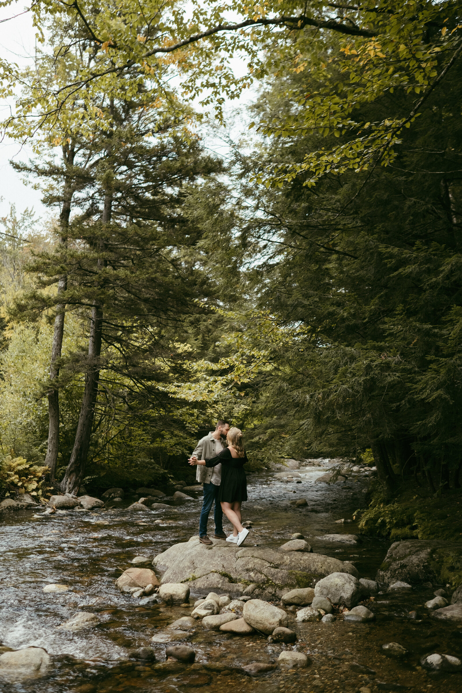 Lincoln NH Camping Engagement Session