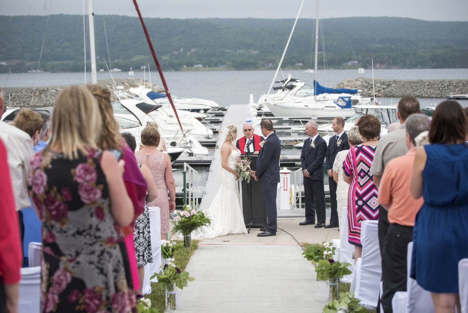 Ben Eoin Yacht Club Wedding - Erica and Andrew