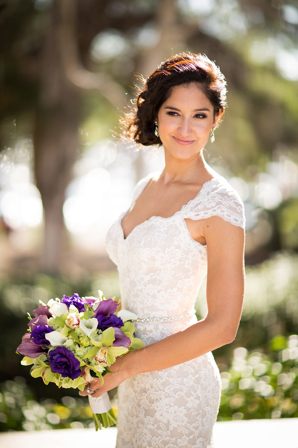 stunning bride at the el cortez