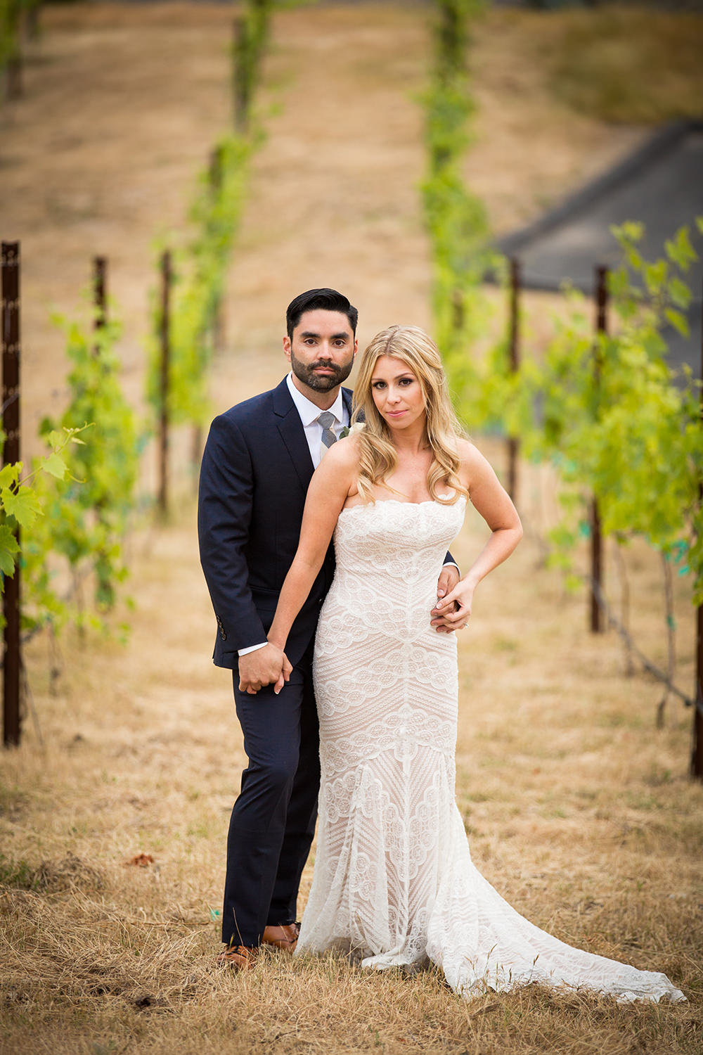 couple in vineyard