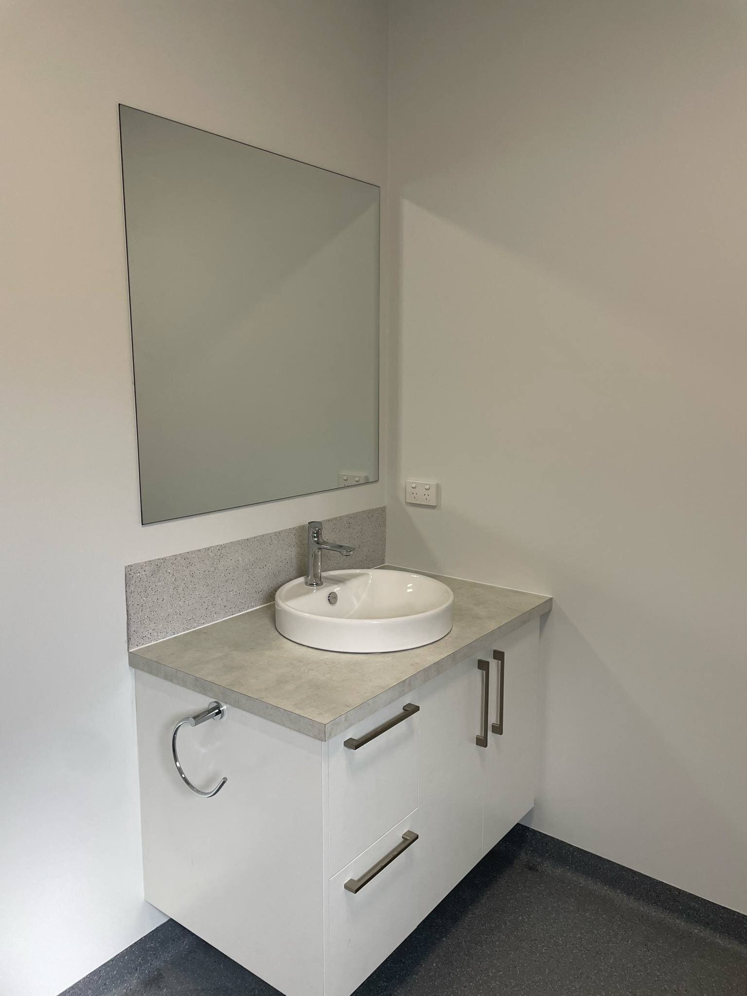 Completed vanity installation by AR Construction in Warrnambool