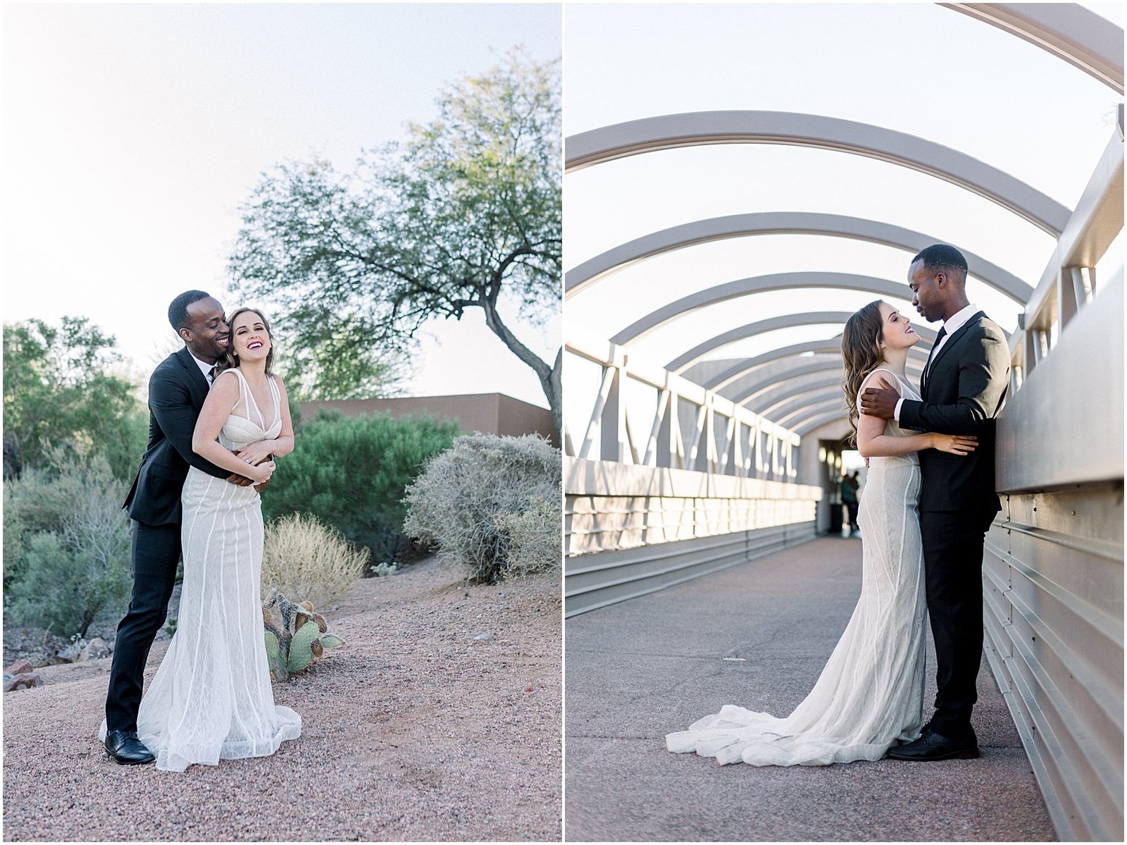 The Bride and Groom captured by Staci Addison Photography