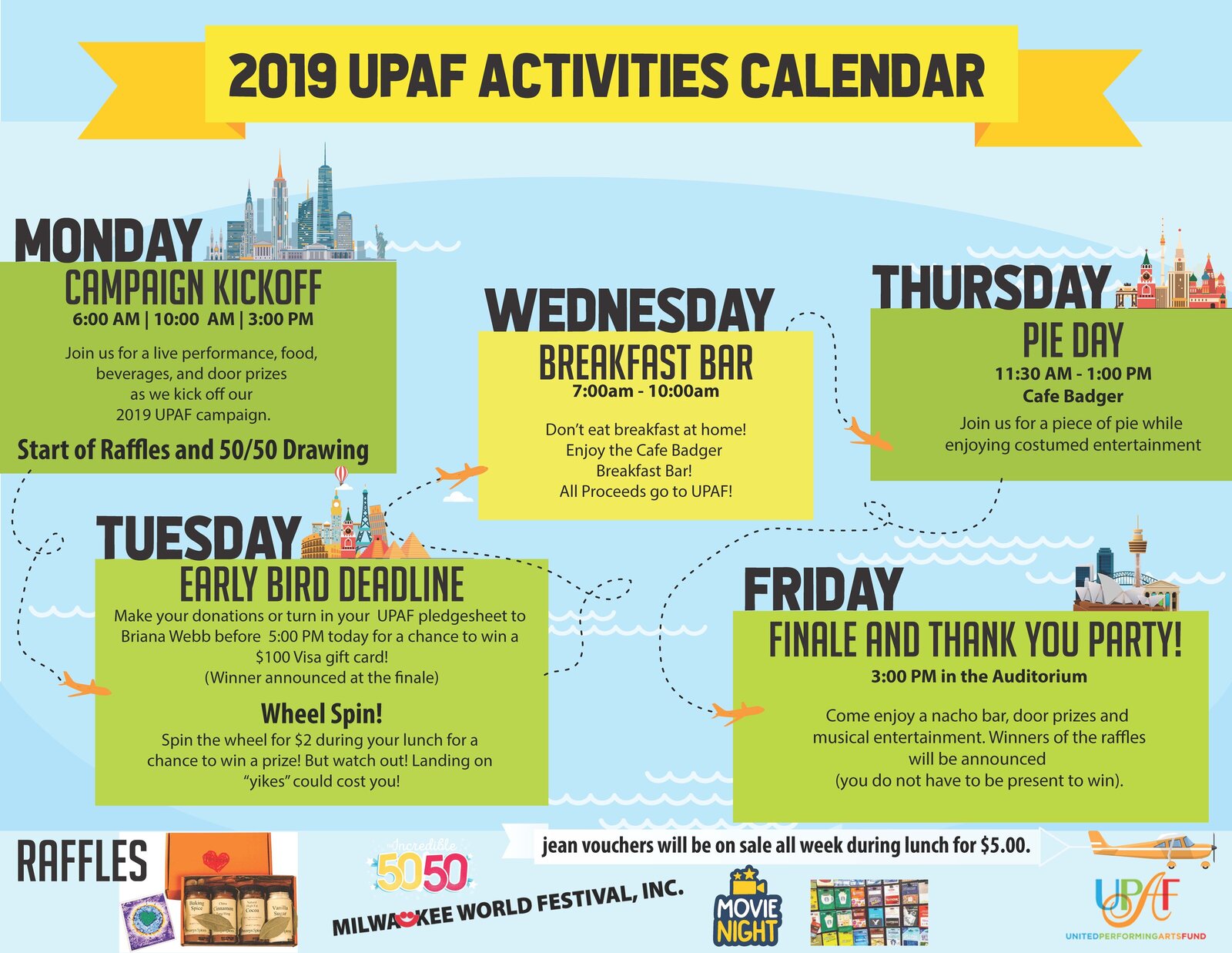 2019 UPAF Calendar