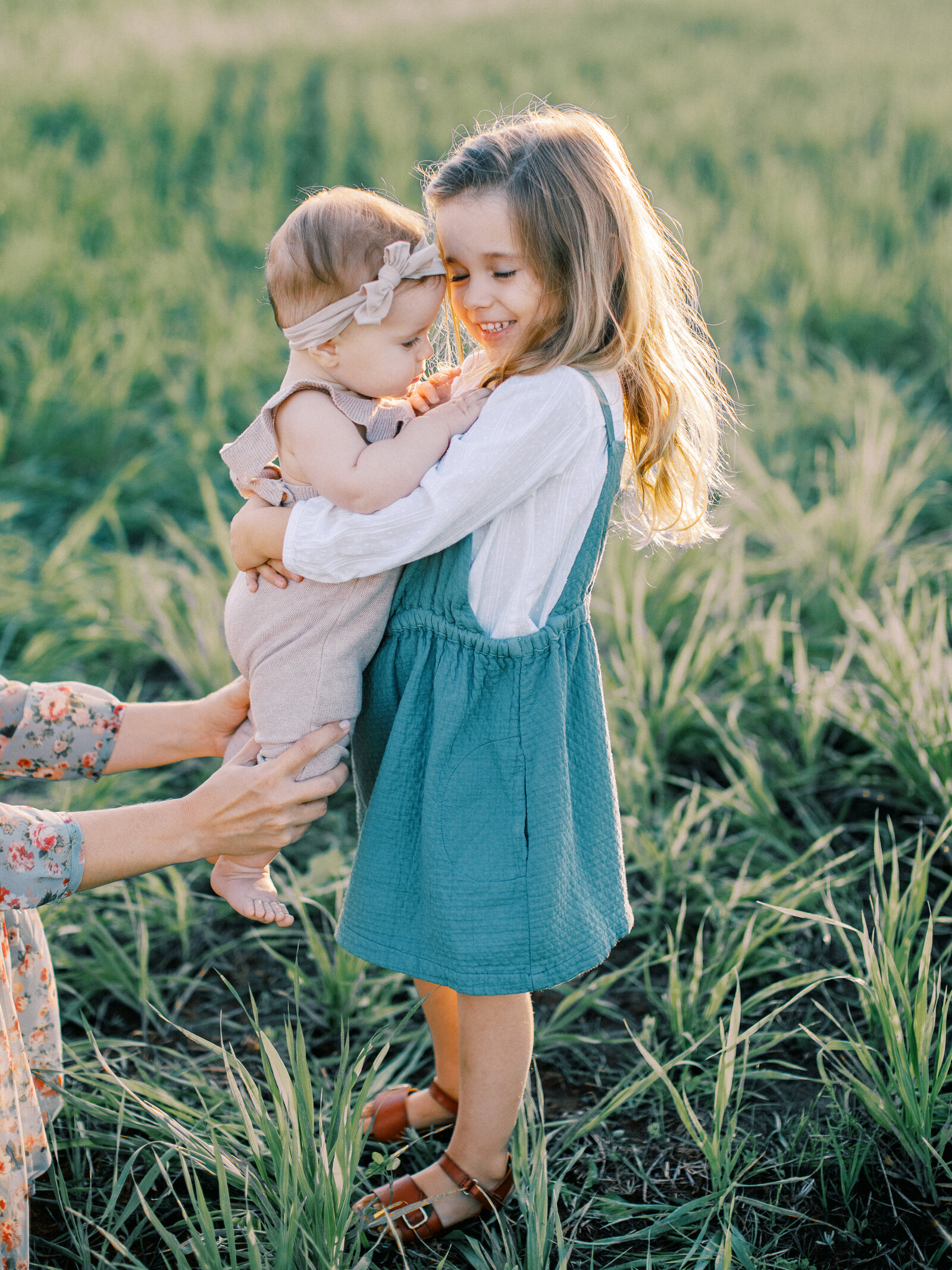 Zara clothes for little girls.  Family Photo Session