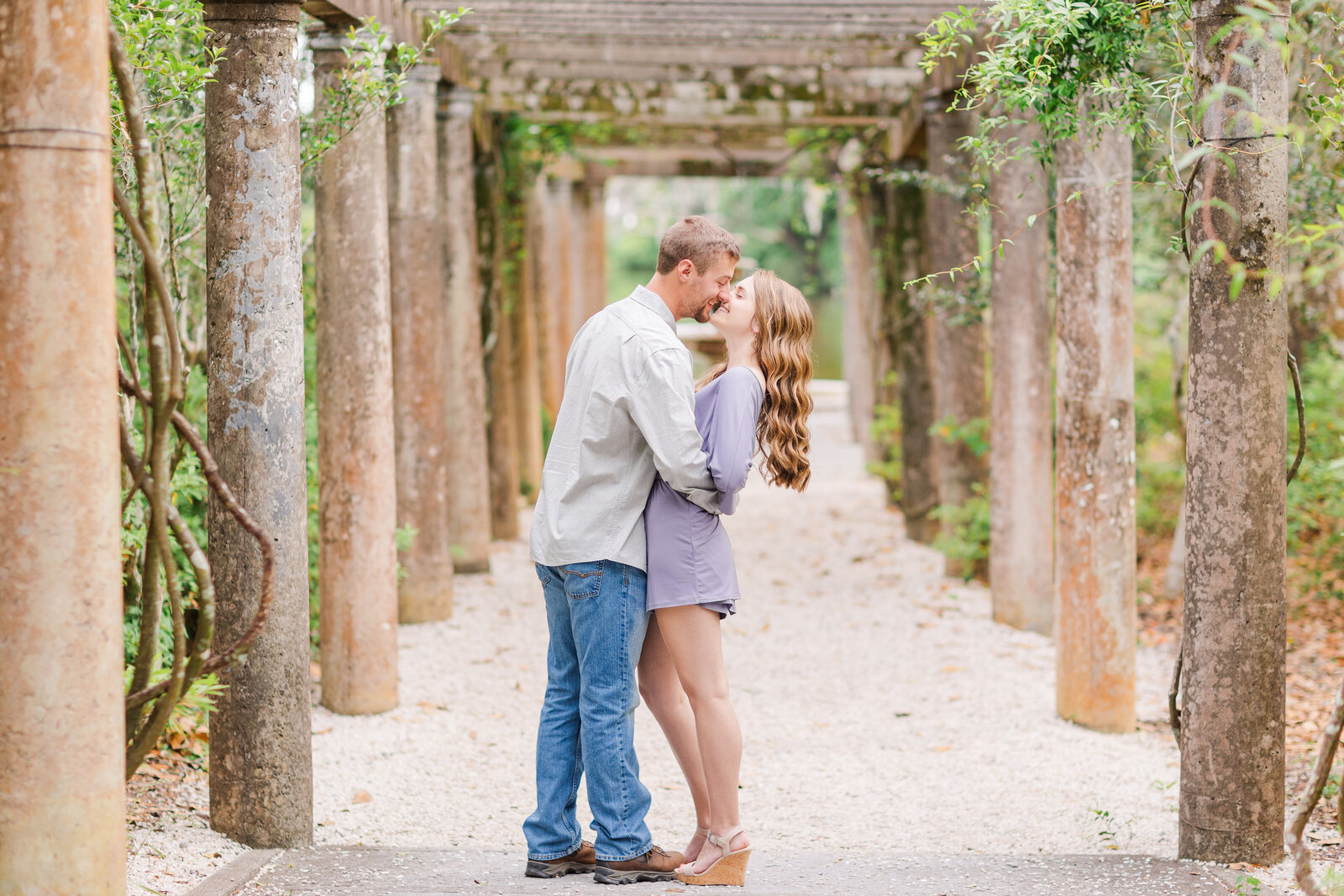 Jennifer B Photography-Tyler and Cassie-Engagement at Airlie Gardens-Wilmington_ NC-2021-0084