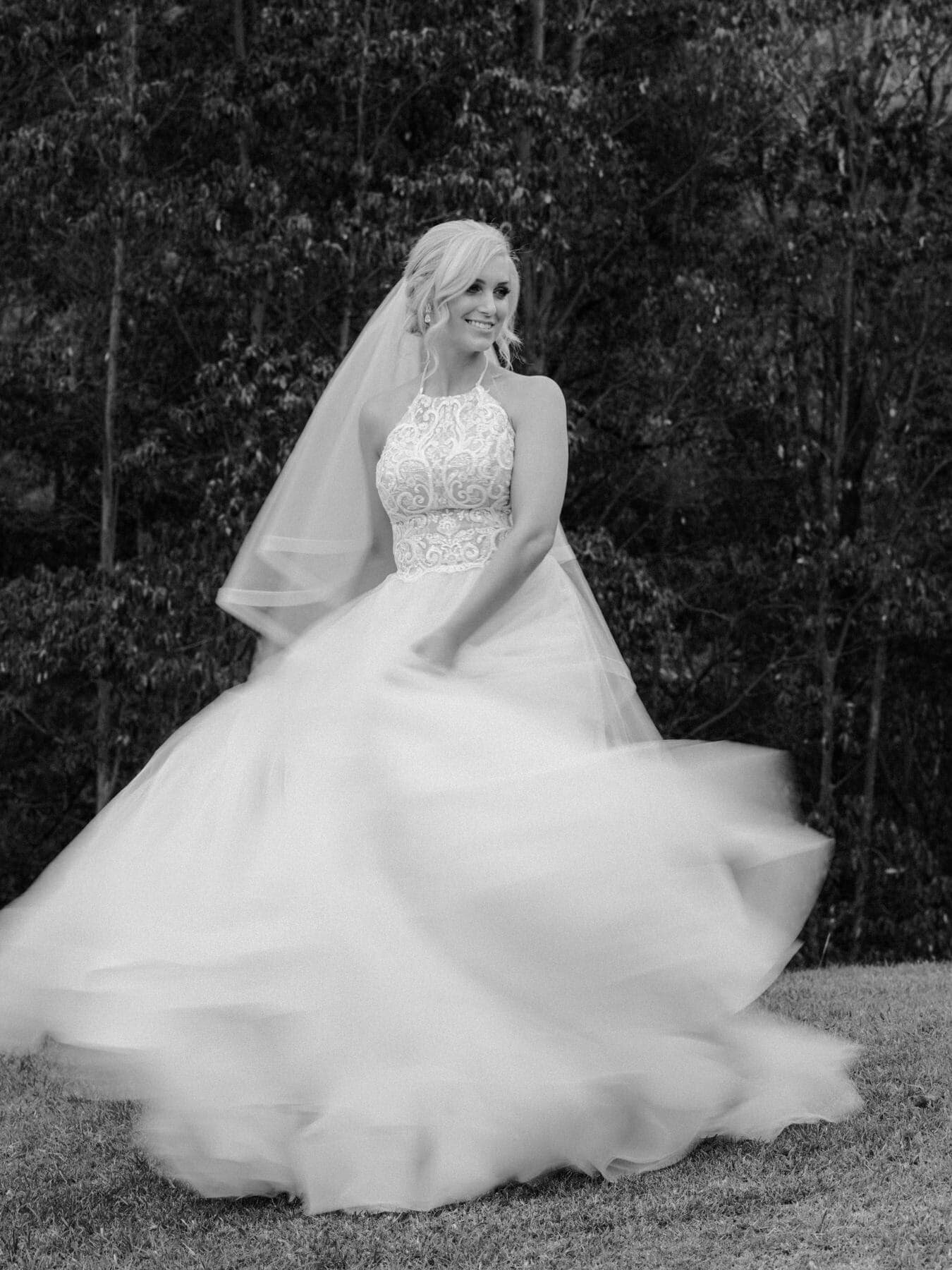 Bride on her wedding day at Austinvilla Estate