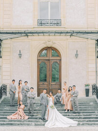 Wedding Party | Chateau de Santeny Editorial Wedding Photography France | Juno by Julia C. Vona
