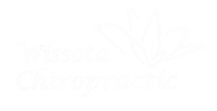 Lotus icon with words "Wissota Chiropractic"