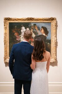 Fine Art Museum Engagement Photos
