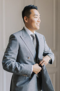 Groom | Chateau de Santeny Multi-Day Wedding Photography Paris | Juno by Julia C. Vona
