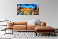 Jerusalem Skyline in a room wo pasuk