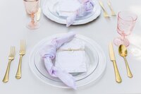 table setting at Unity Village wedding