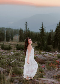 Senior Portraits at Timberline Lodge on Mount Hood in Oregon
