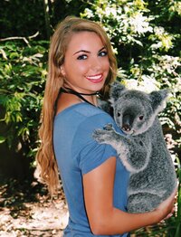 Cuddling Koalas in Australia