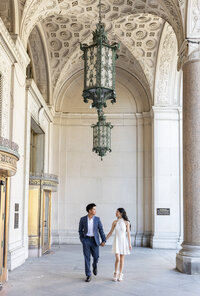 Downtown Detroit Engagement Photos