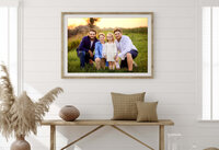 Beautiful artwork on display in a neutral setting.