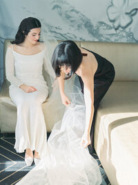 Bride | Destination Wedding Photography Montreal Science Centre | Juno by Julia C. Vona