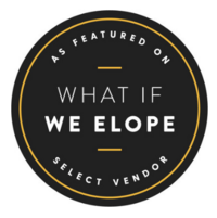 What is we Elope wedding blog badge