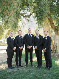 Groom with groomsmen-2