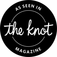 As Seen in The Knot Magazine logo