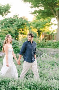 Garden Engagement Session Justin Schwalbs Photography CT