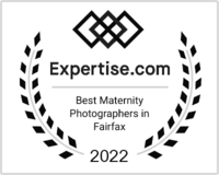Voted Best Maternity Photographer in Fairfax, VA  badge 2022