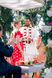Wedding ceremony at Lowndes grove