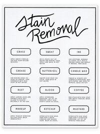 STAIN REMOVAL WHITE