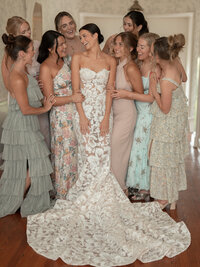Bridesmaids at Agapae Oaks A wedding venue in Beaufort SC