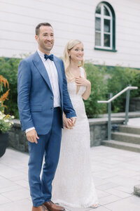 Bride and Groom | Domaine Cataraqui | Luxury Estate Wedding Photographer in Canada | Juno by Julia C. Vona