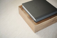 gunmetal-leather-layflat-pet-photo-album-walnut-box