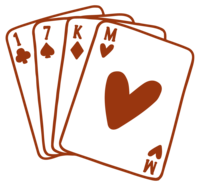 playing cards illustration