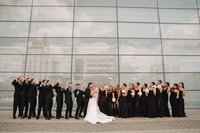 Davenport Wedding Venue | The Figge Museum Wedding | Quad Cities Wedding Photographer | Black Tie Wedding in Davenport, IA-1-2