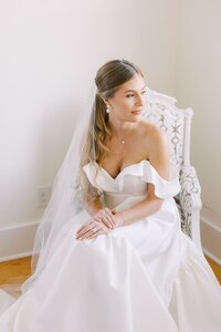 Bridal Portrait in Charleston SC by Film Wedding Photographer Blair Worthington Photography