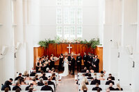 Bride and Groom exchange vows at beach wedding in Florida