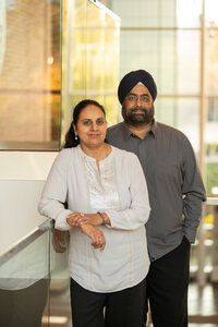 Gurpreet and Raj Singh, partners in business who found success from business coach Frances Avrett