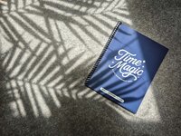 Time Magic Planner resting in natural light, representing intentional planning and work-life balance.