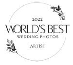 world's best wedding photos artist badge