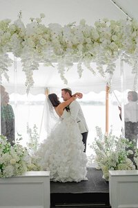 jewish wedding at Belle Mer newport ri