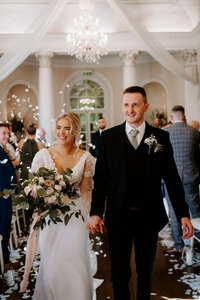 exit of the ceremony