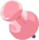 This illustration shows a pink pin. One of several illustration assets created for a financial presentation, these assets are broken out of their original files for clients to use for a multitude of other projects, making social and email marketing a breeze. This allows clients to get extra mileage from their investment.