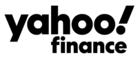 Black Yahoo Finance!  Logo
