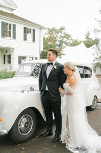 connecticut Bride and groom