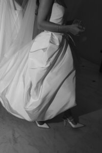 Advanced digital wedding photography with editorial fashion approach during Rebecca & Kevin's luxury destination celebration at Miami Beach Edition resort.
